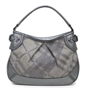 Gorgeous sparkly silver Burberry shoulder bag